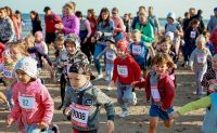 Runners and Nordic walking celebrate their holidays in Jūrmala